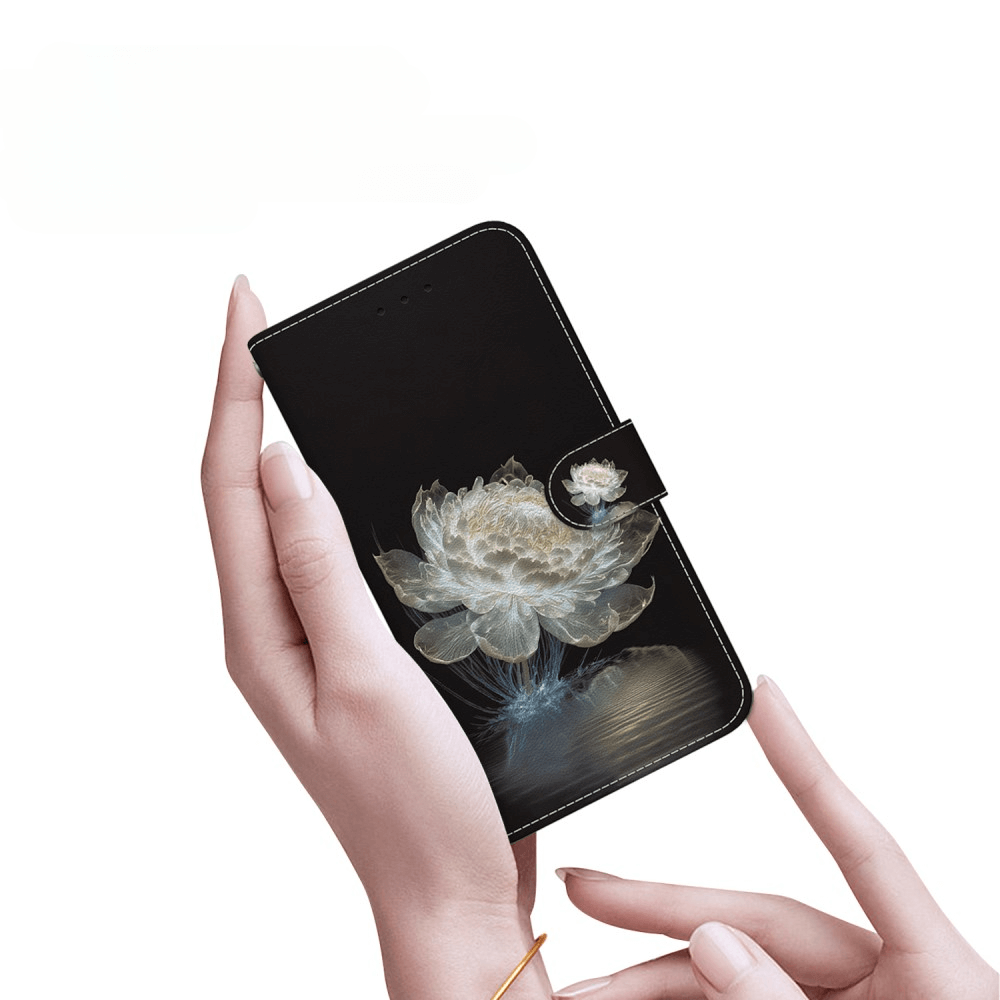 iPhone 16e - Tasche Hülle mit Blüten Motiv