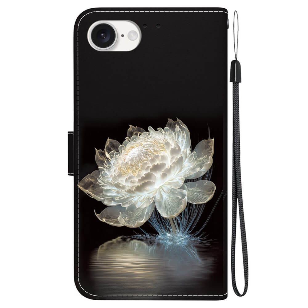 iPhone 16e - Tasche Hülle mit Blüten Motiv