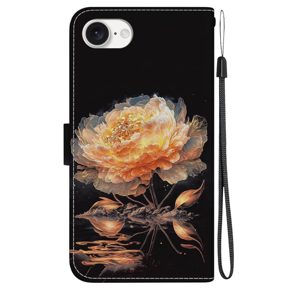 iPhone 16e - Tasche Hülle mit Blüten Motiv
