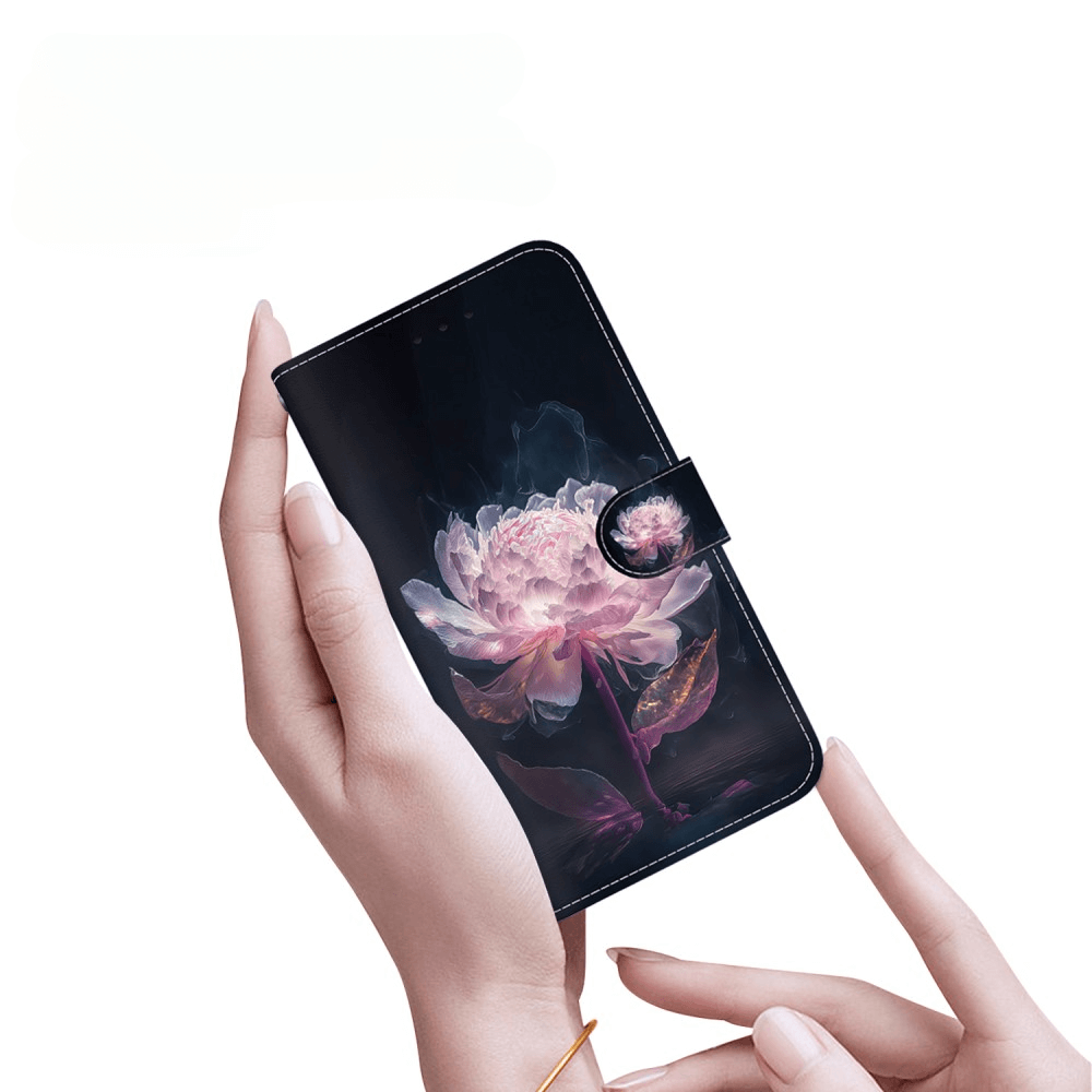 iPhone 16e - Tasche Hülle mit Blüten Motiv