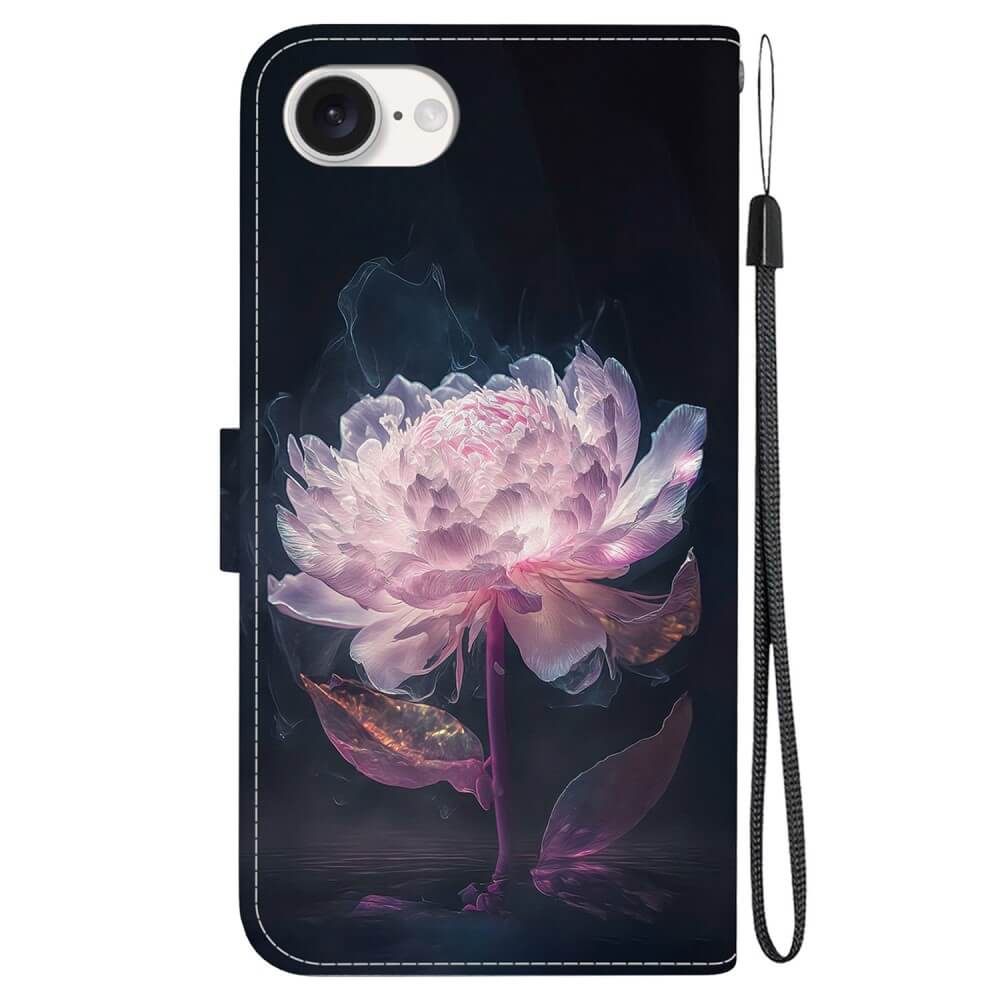 iPhone 16e - Tasche Hülle mit Blüten Motiv