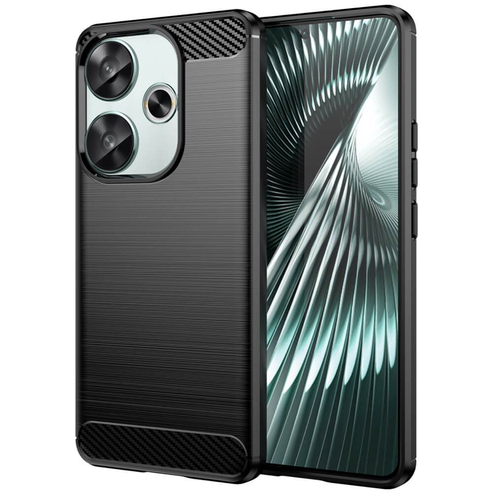 Xiaomi Poco F6 - Metal Carbon Look Case