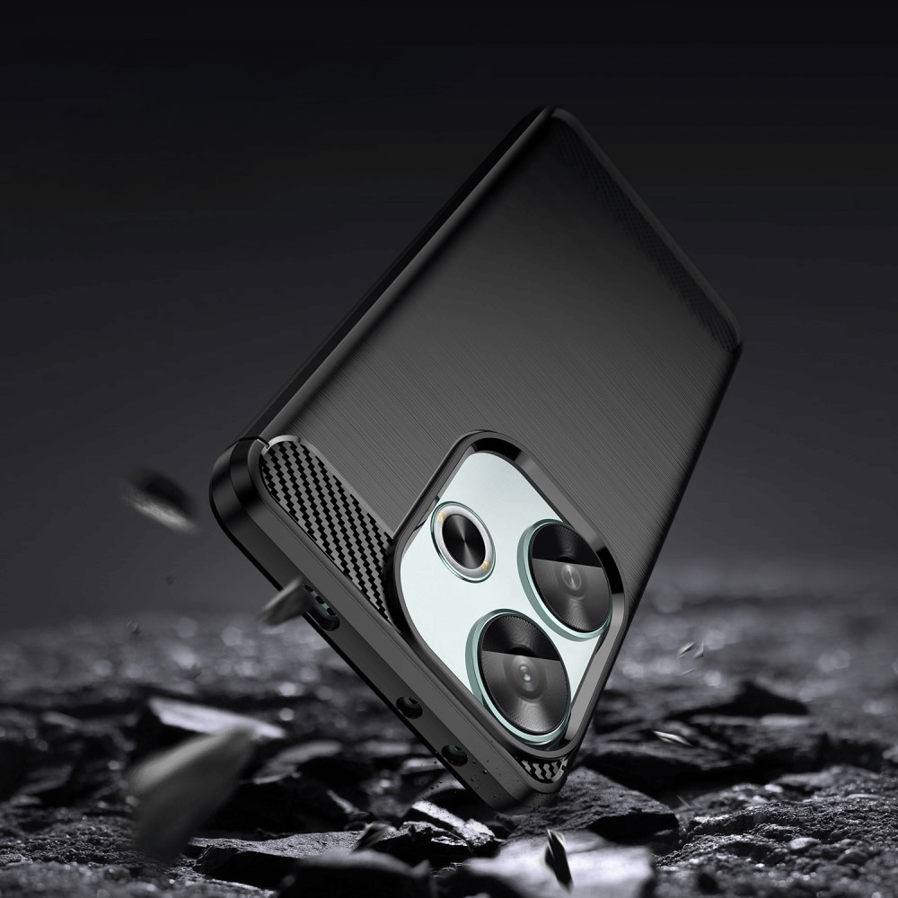 Xiaomi Poco F6 - Metal Carbon Look Case