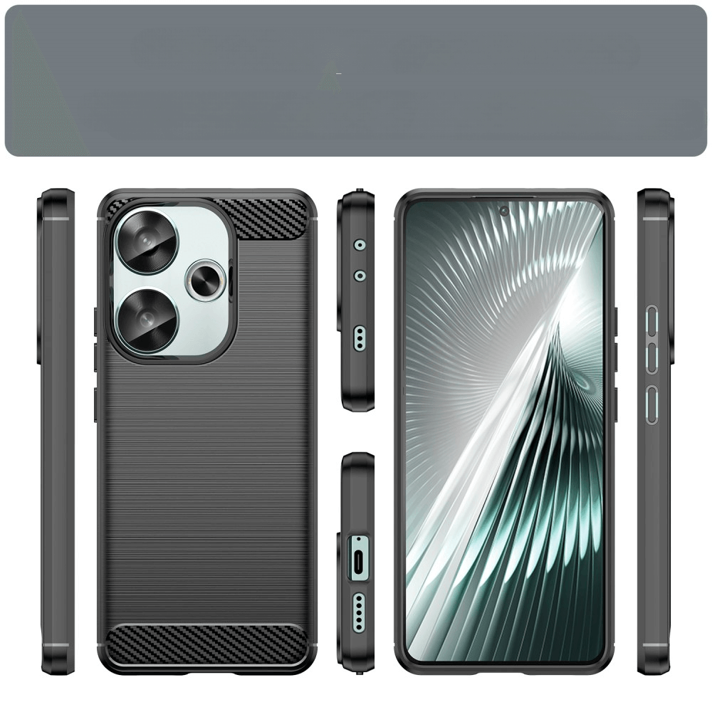 Xiaomi Poco F6 - Metal Carbon Look Case