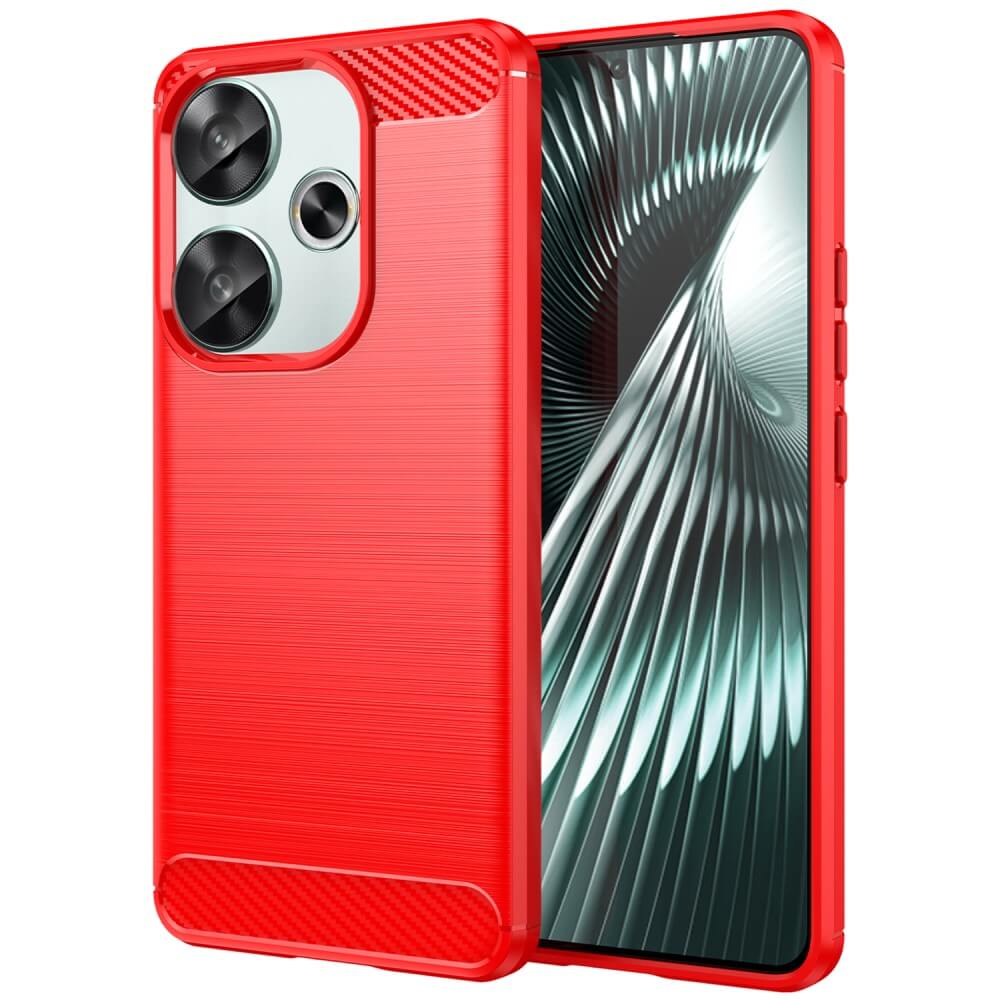 Xiaomi Poco F6 - Metal Carbon Look Case