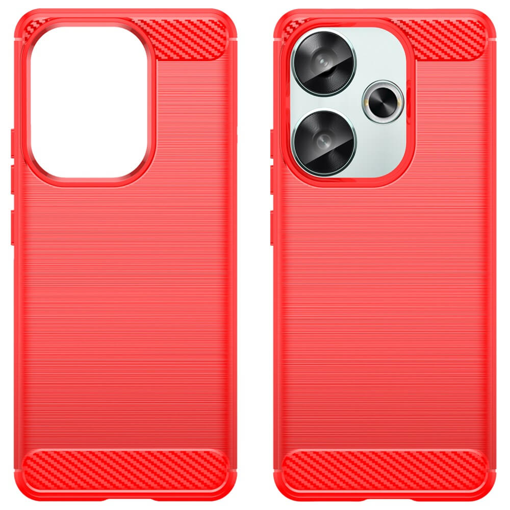 Xiaomi Poco F6 - Metal Carbon Look Case