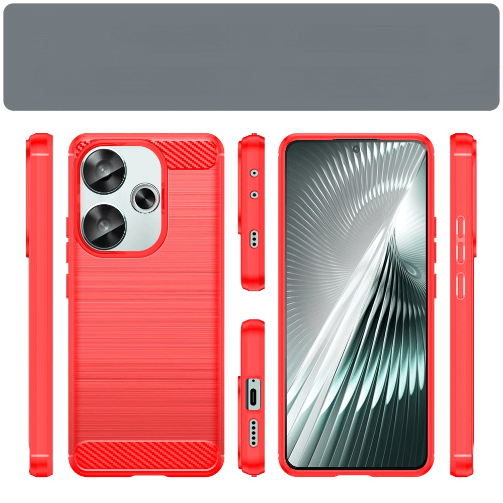 Xiaomi Poco F6 - Metal Carbon Look Case