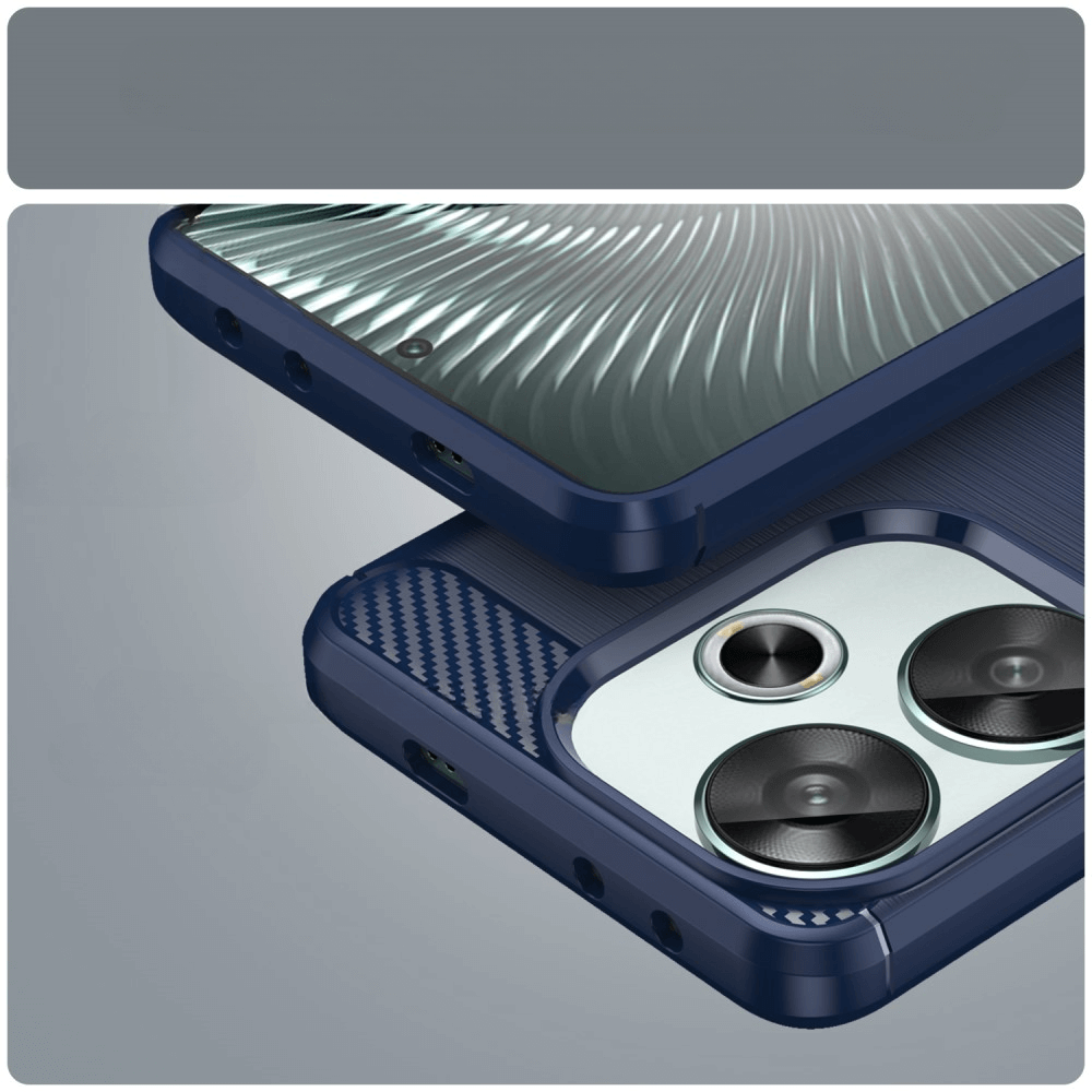 Xiaomi Poco F6 - Metal Carbon Look Case