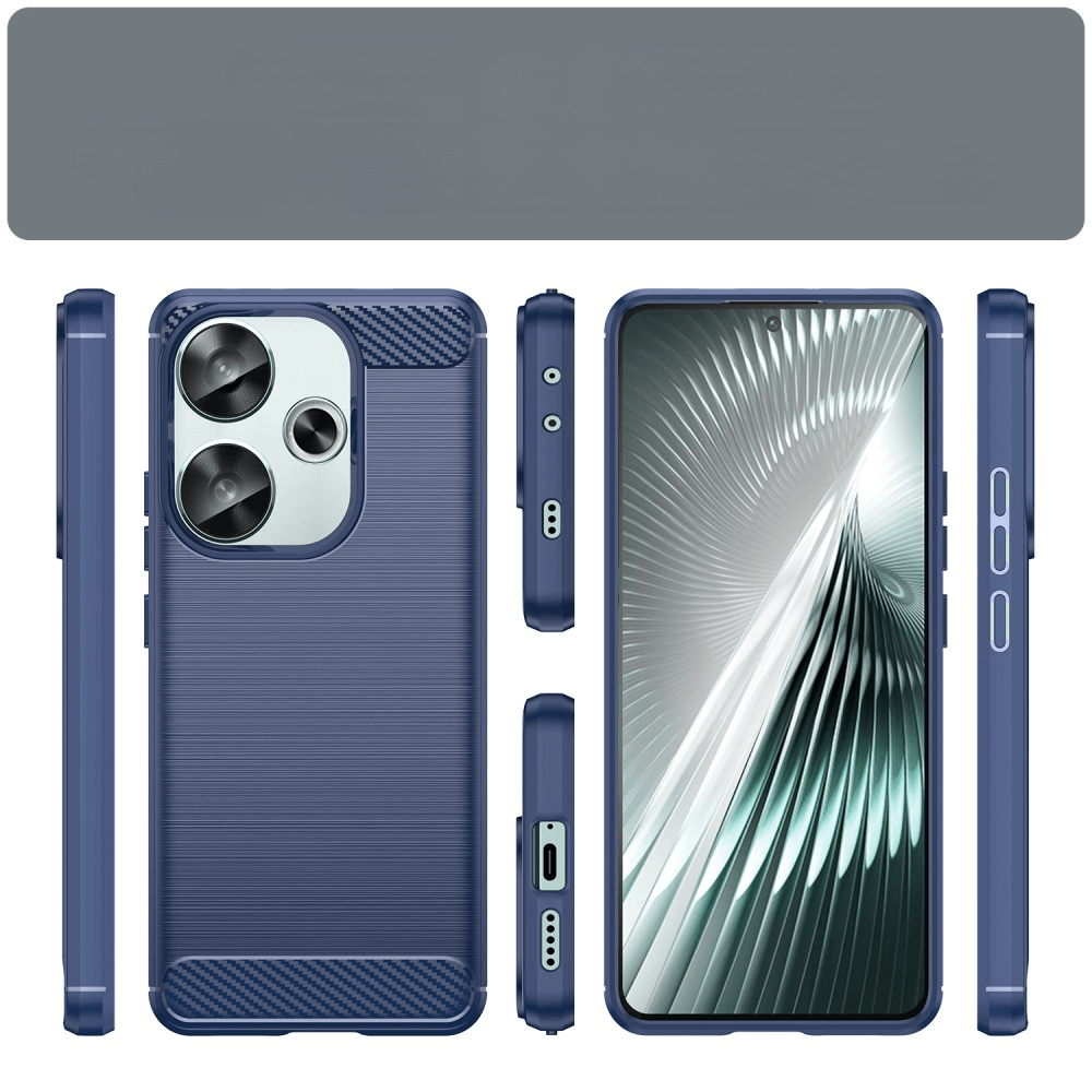 Xiaomi Poco F6 - Metal Carbon Look Case