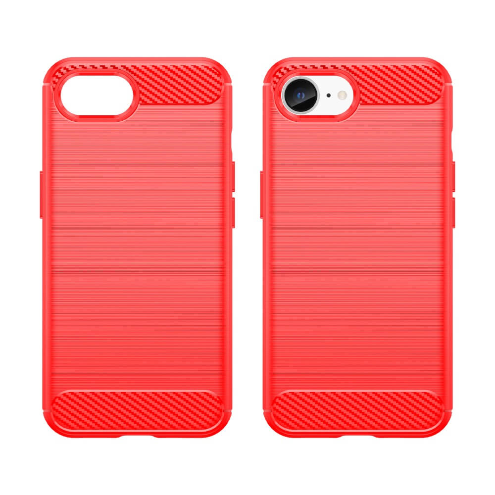 iPhone 16e - Cover in look metallo carbonio