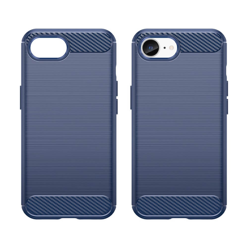 iPhone 16e - Cover in look metallo carbonio