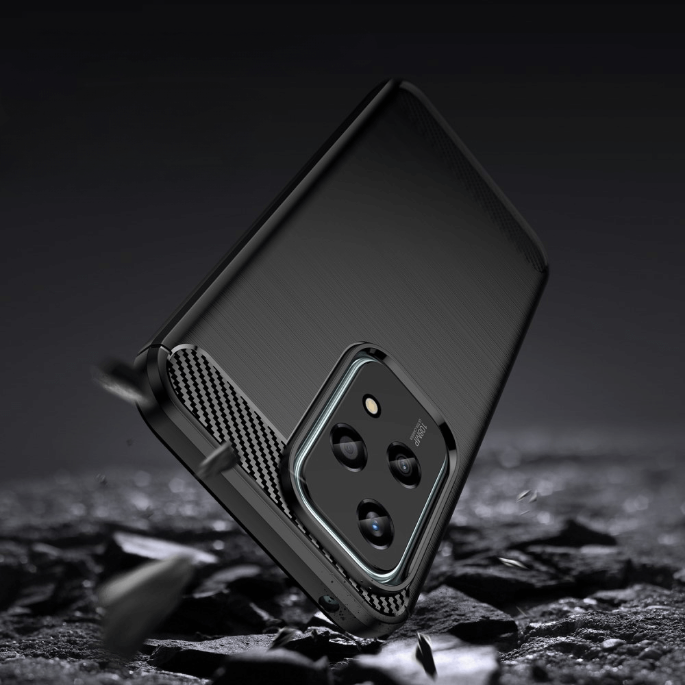 HONOR 200 Lite - Cover in look metallo carbonio