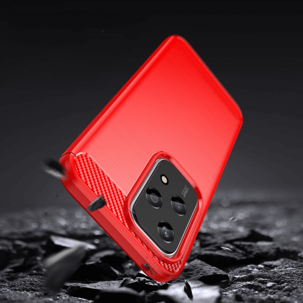 HONOR 200 Lite - Cover in look metallo carbonio