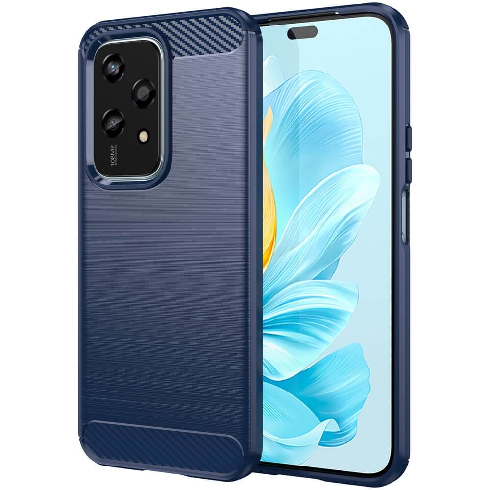 HONOR 200 Lite - Cover in look metallo carbonio