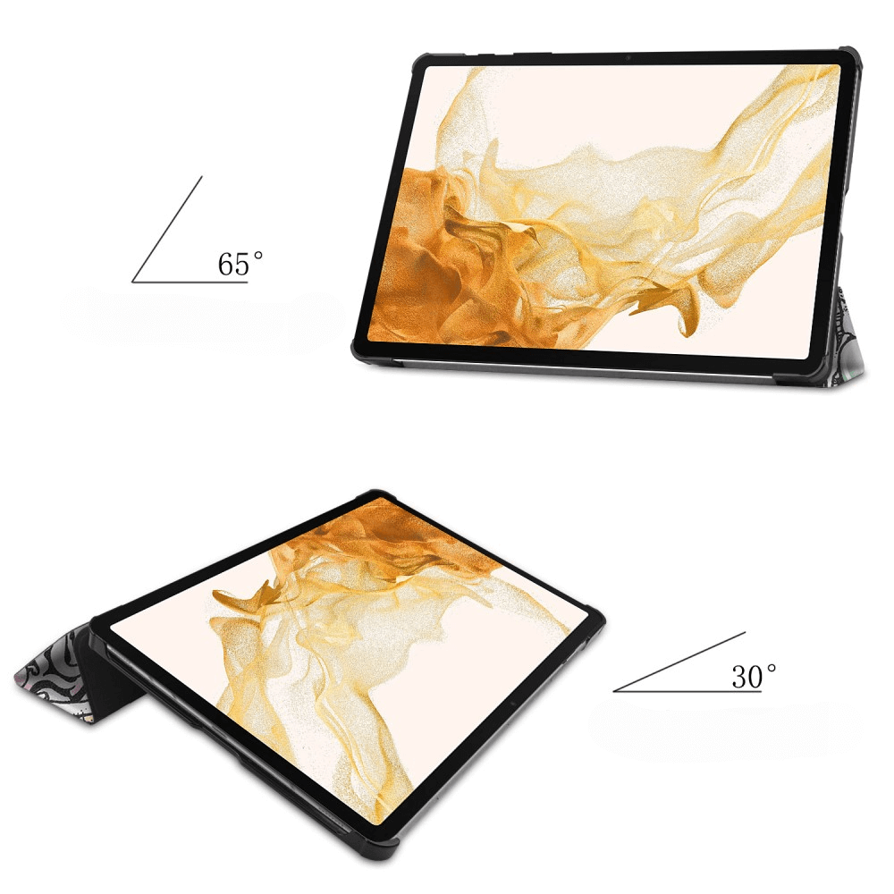 Galaxy Tab S10+ Plus - Étui Smart Tri-fold Motif