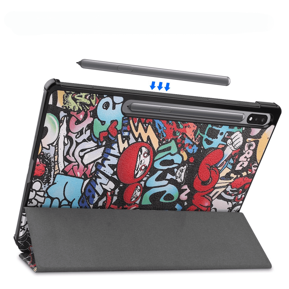 Galaxy Tab S10+ Plus - Étui Smart Tri-fold Motif