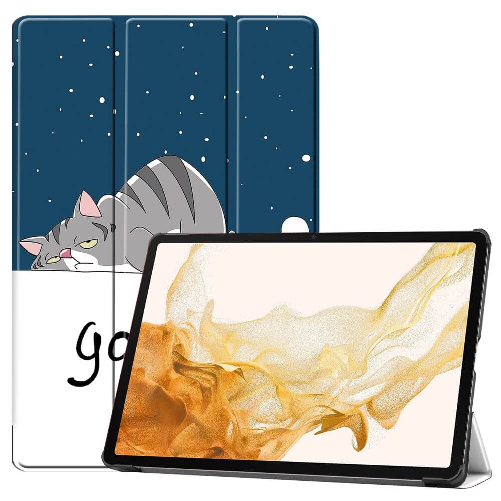 Galaxy Tab S10+ Plus - Étui Smart Tri-fold Motif