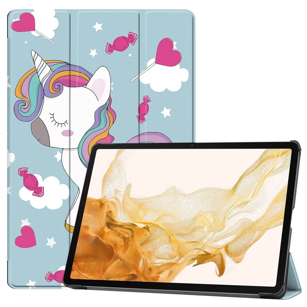 Galaxy Tab S10+ Plus - Étui Smart Tri-fold Motif