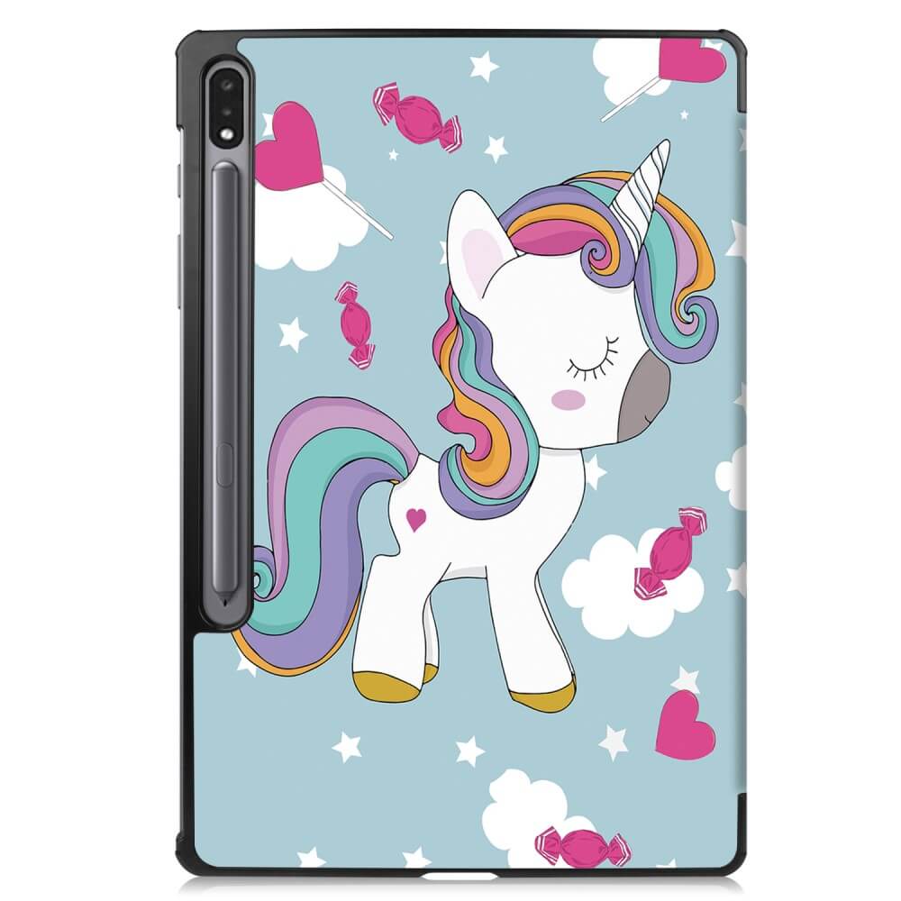 Galaxy Tab S10+ Plus - Étui Smart Tri-fold Motif
