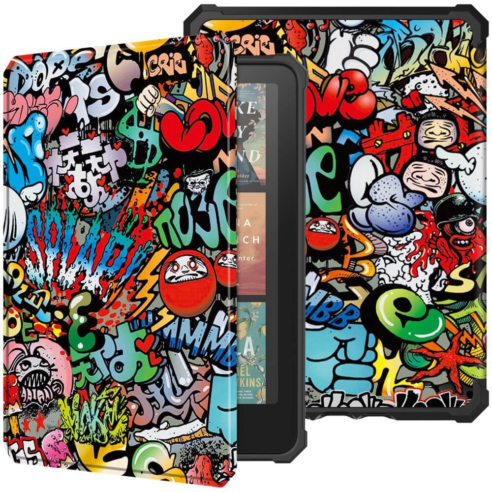 Kindle Paperwhite 2024 - Smart Cover avec motif