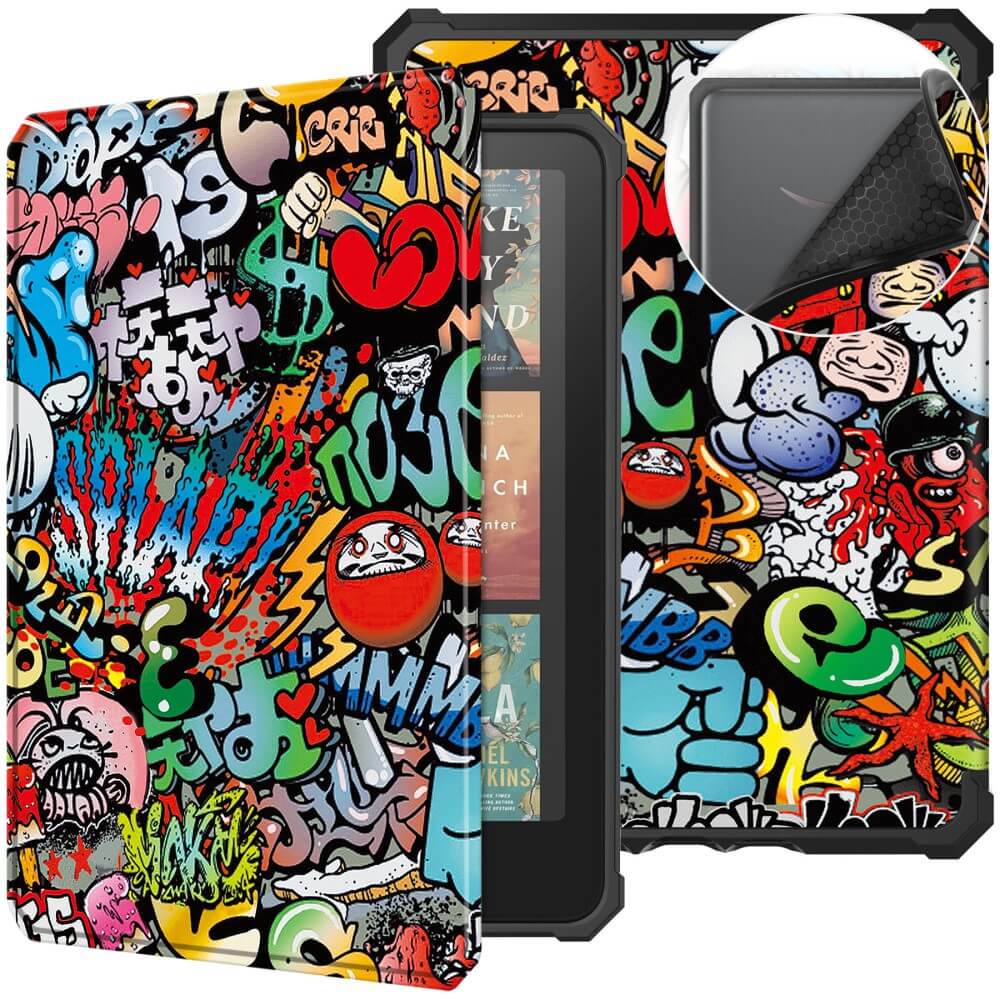 Kindle Paperwhite 2024 - Smart Cover avec motif