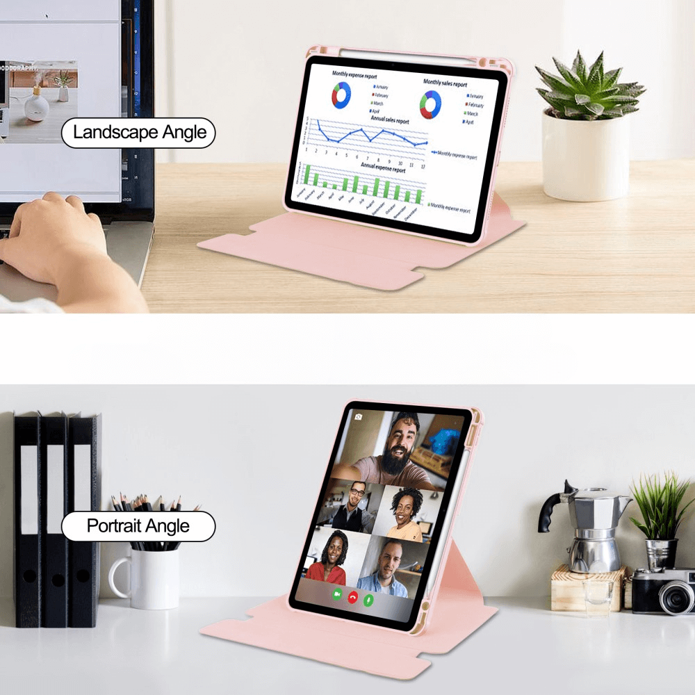 iPad Air 11 (M2 / M3) - 360-Grad Hülle mit Tastatur