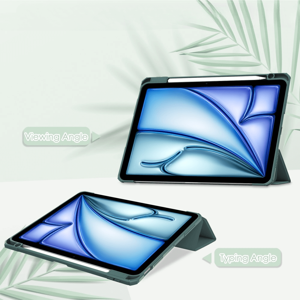 iPad Air 11 (M2 / M3) - Schützende Acryl Tablethülle mit erhöhtem Rand