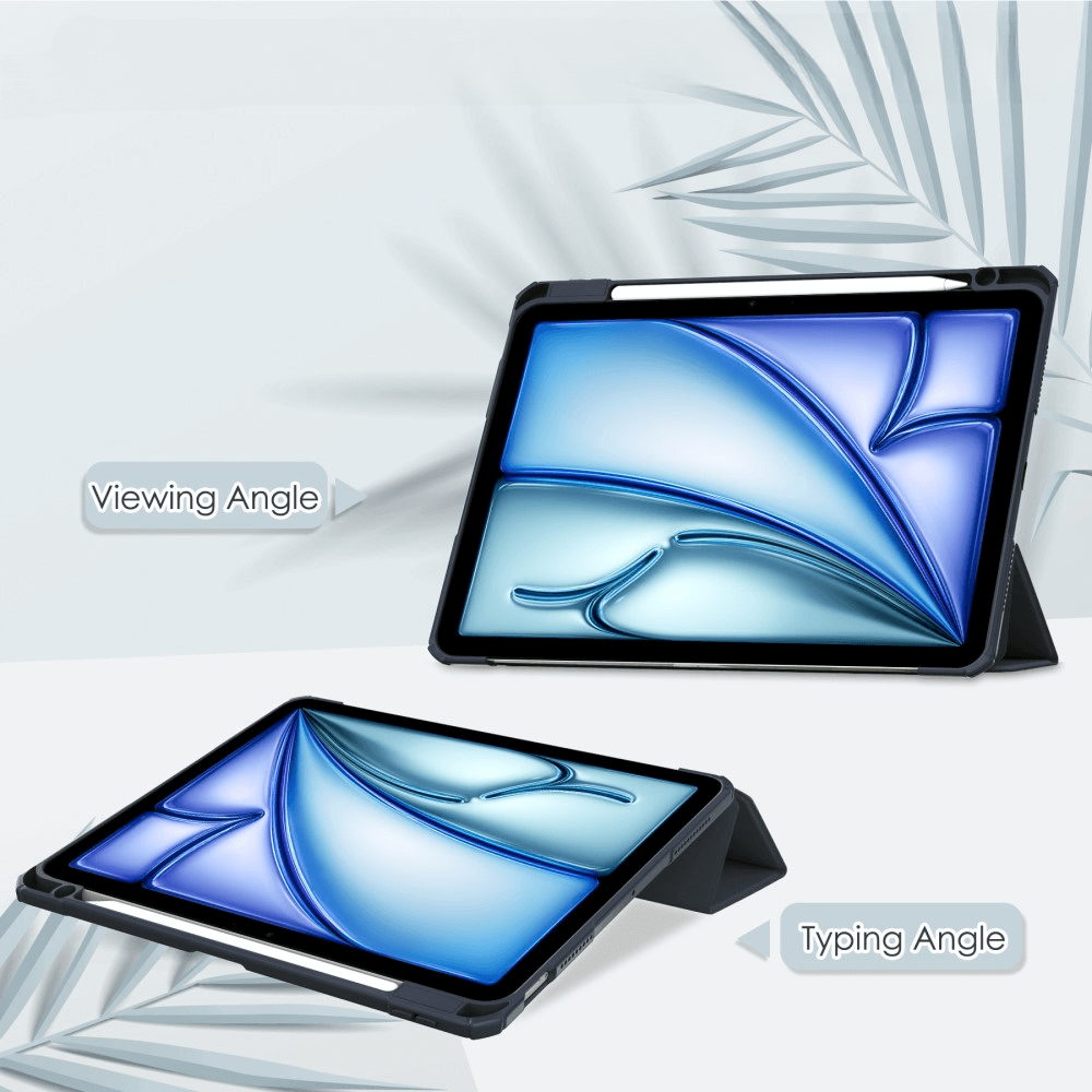 iPad Air 11 (M2 / M3) - Schützende Acryl Tablethülle mit erhöhtem Rand