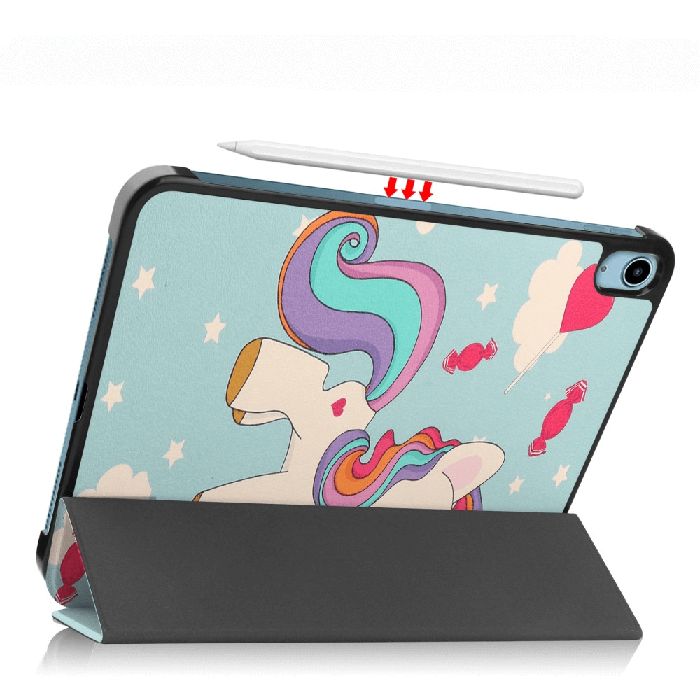 iPad 2025 / 2022 - Custodia Smart Cover con motivo