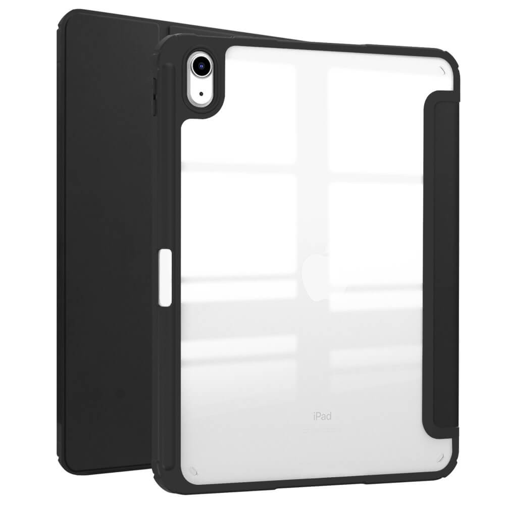 iPad 2025 / 2022 - Custodia protettiva per tablet in acrilico con bordo rialzato