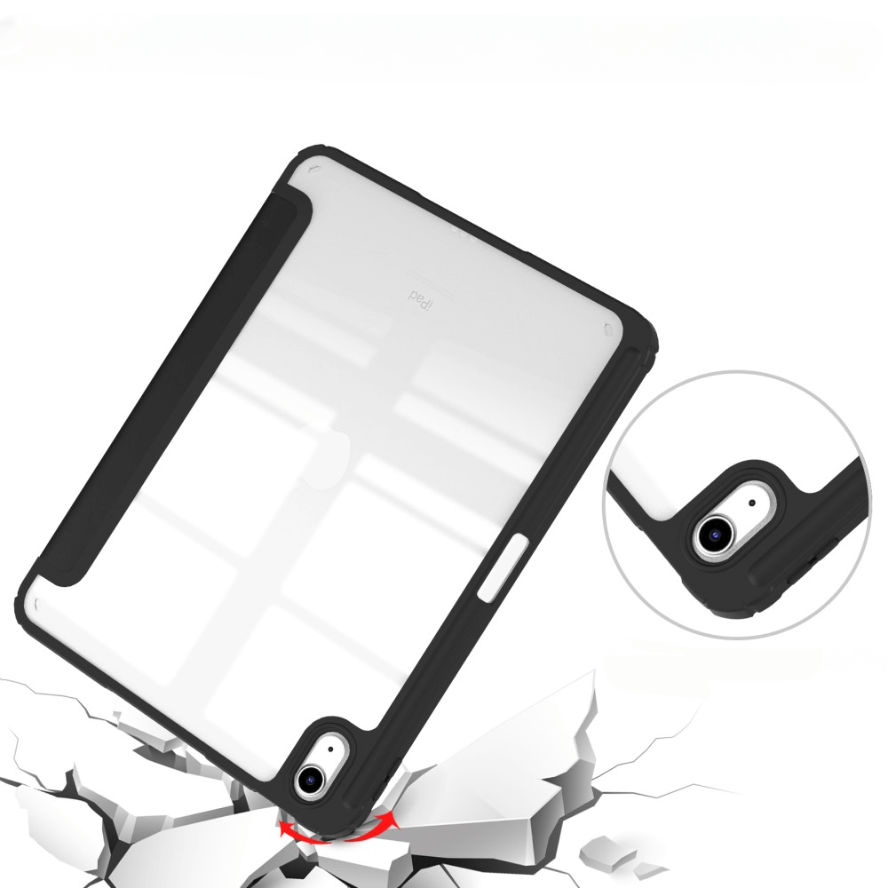 iPad 2025 / 2022 - Custodia protettiva per tablet in acrilico con bordo rialzato