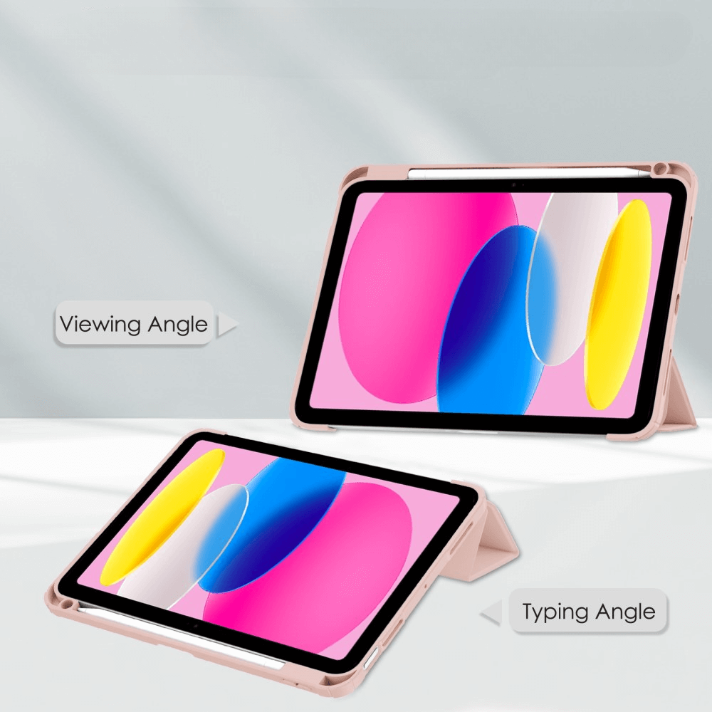 iPad 2025 / 2022 - Custodia protettiva per tablet in acrilico con bordo rialzato