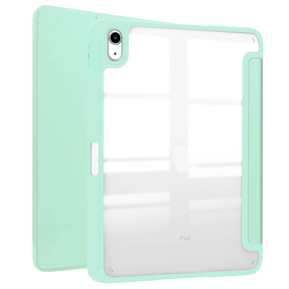 iPad 2025 / 2022 - Custodia protettiva per tablet in acrilico con bordo rialzato