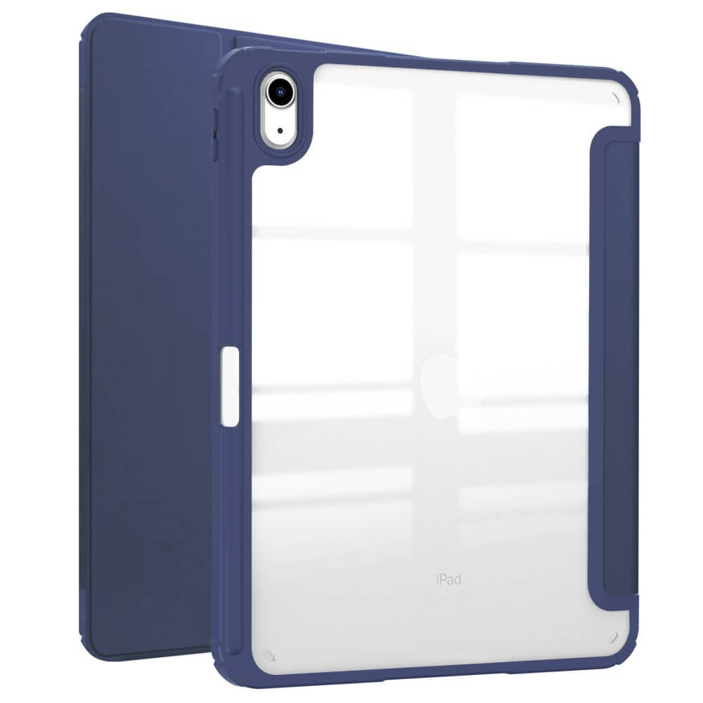 iPad 2025 / 2022 - Custodia protettiva per tablet in acrilico con bordo rialzato