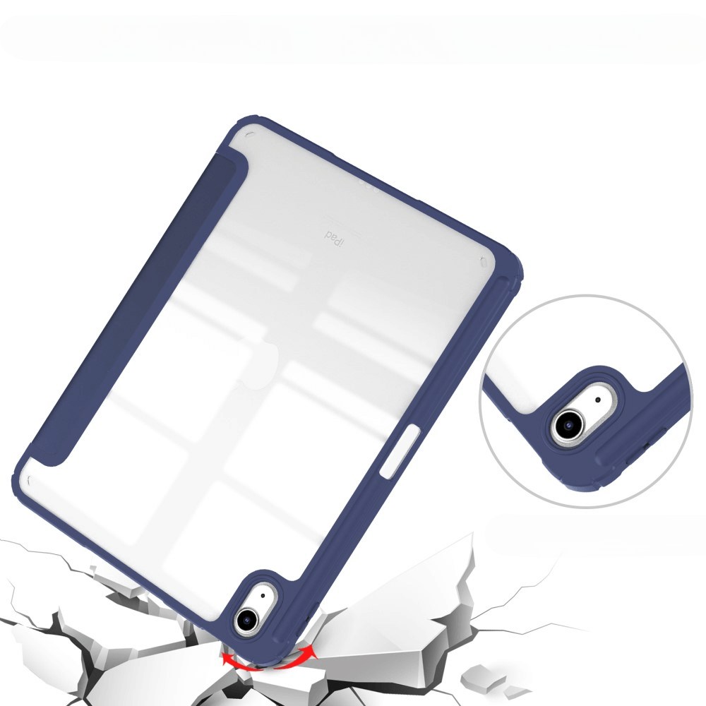 iPad 2025 / 2022 - Custodia protettiva per tablet in acrilico con bordo rialzato