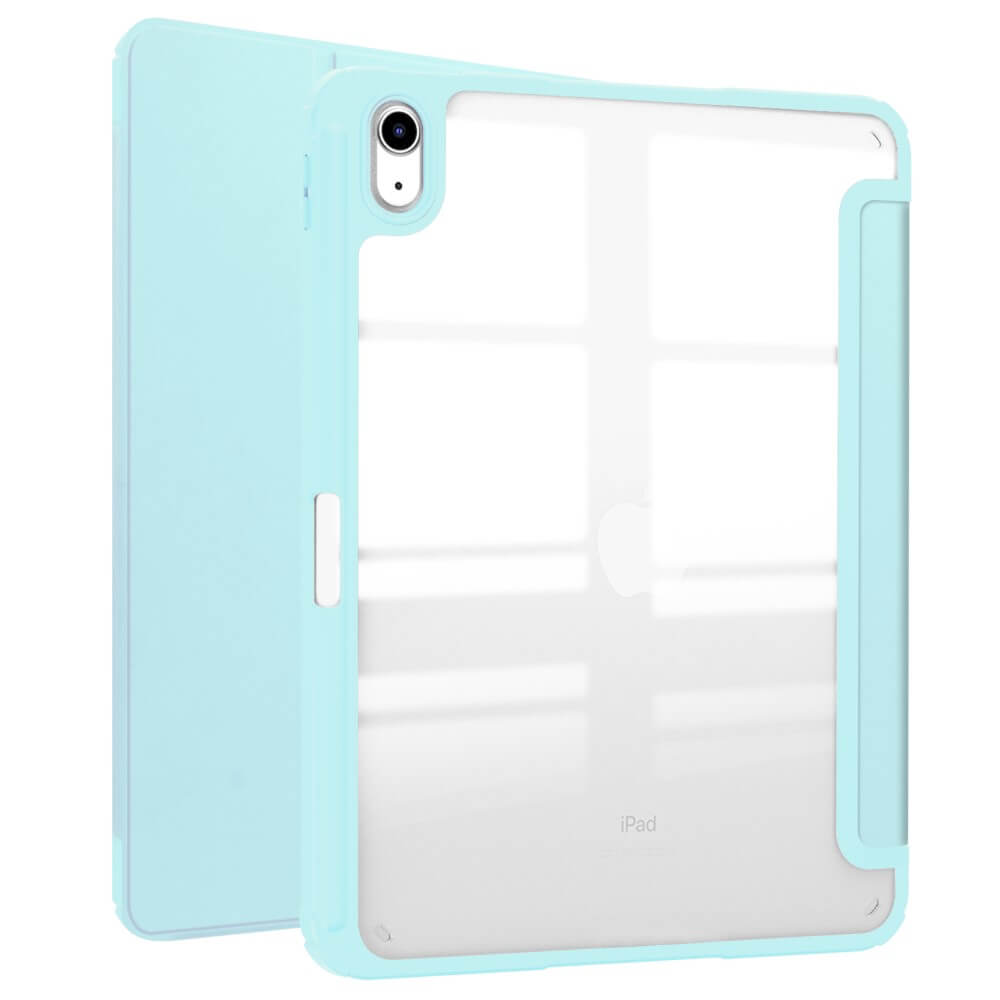iPad 2025 / 2022 - Custodia protettiva per tablet in acrilico con bordo rialzato