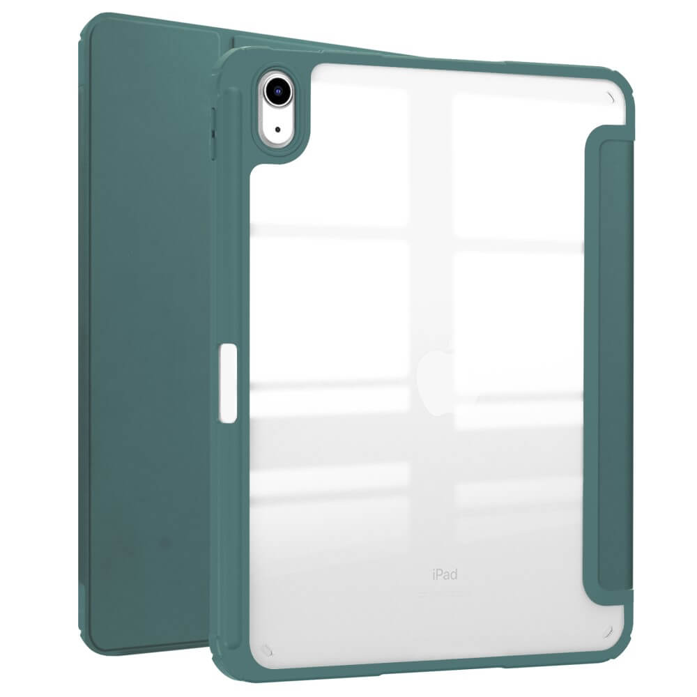iPad 2025 / 2022 - Custodia protettiva per tablet in acrilico con bordo rialzato