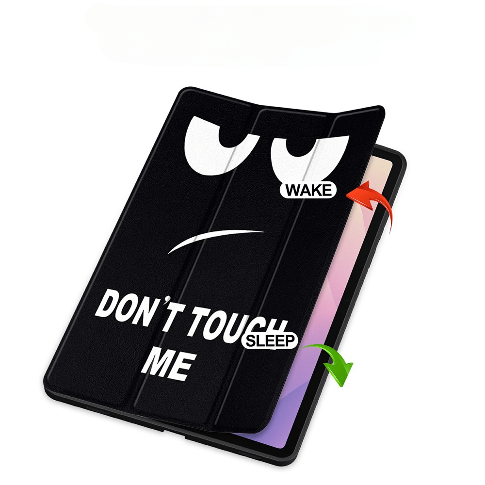 Galaxy Tab S11 - Tri-Fold Case with pencil holder and motif