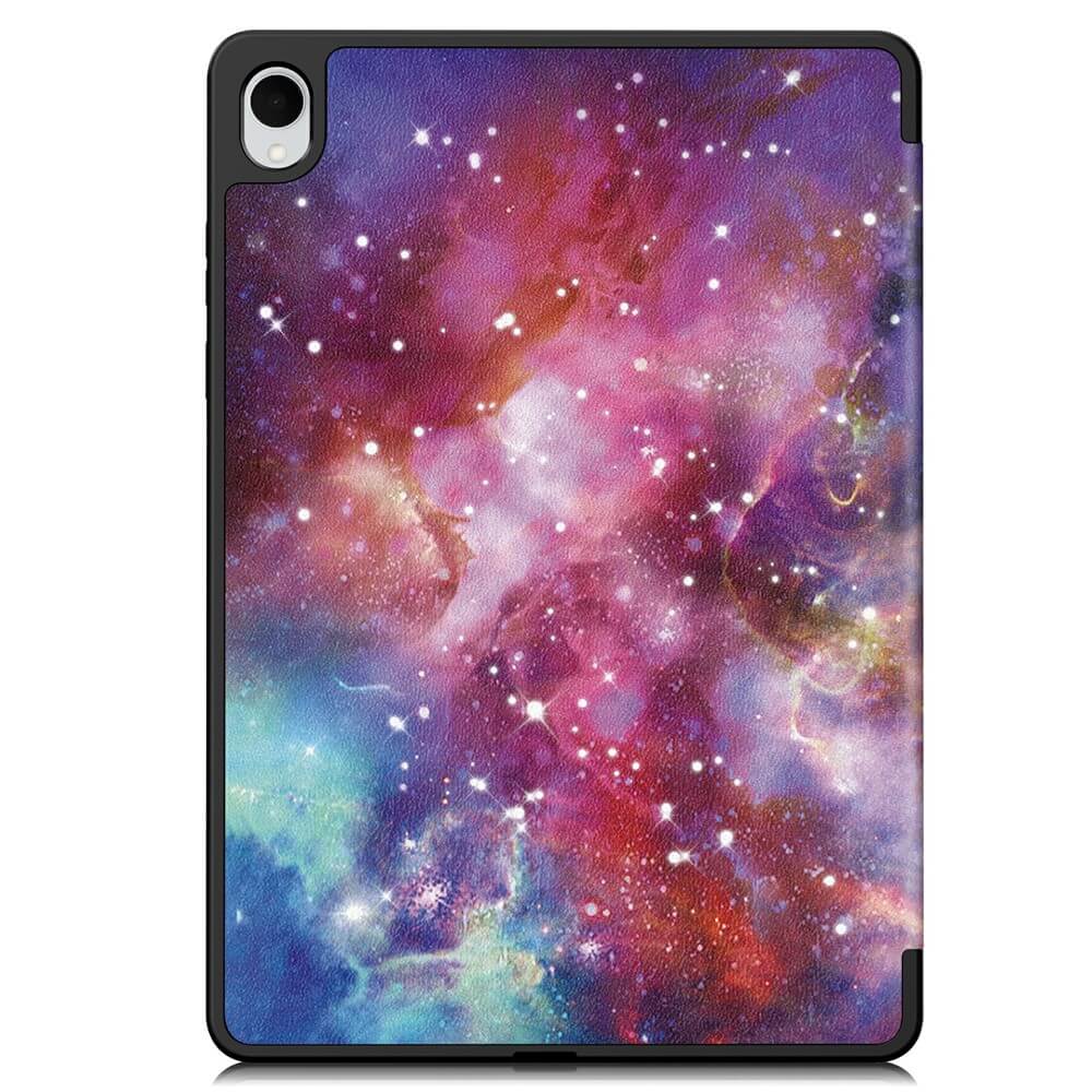 Galaxy Tab S11 - Tri-Fold Case with pencil holder and motif