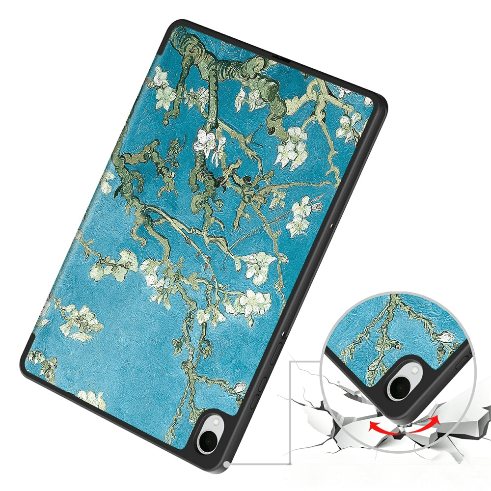 Galaxy Tab S11 - Tri-Fold Case with pencil holder and motif