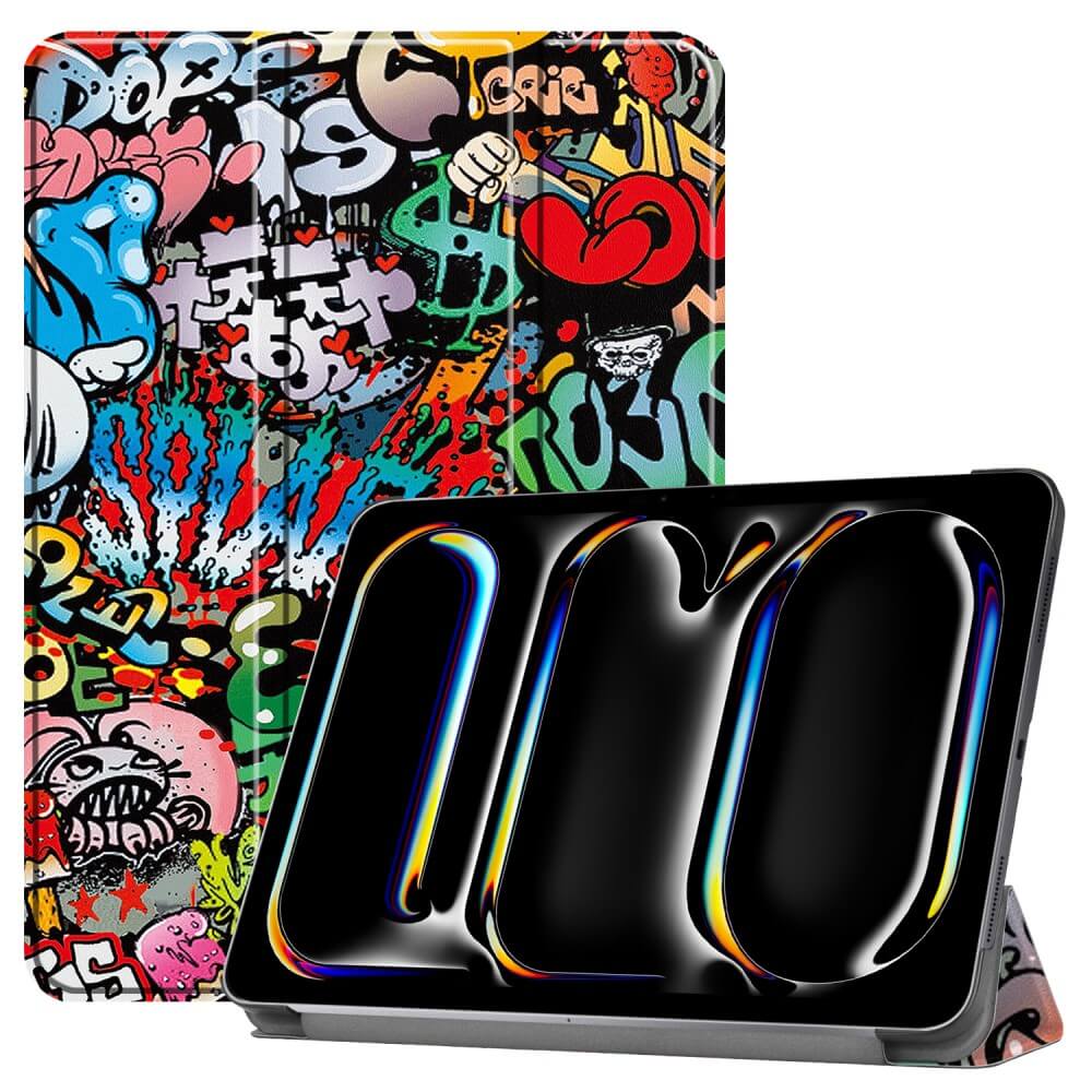 iPad Pro 11 2024 - Tri-fold Smart Case Motif