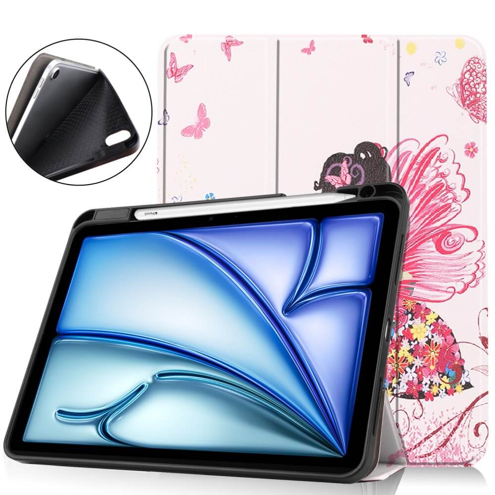 iPad Air 11 2024 - Smart Case Pencil Holder Motif