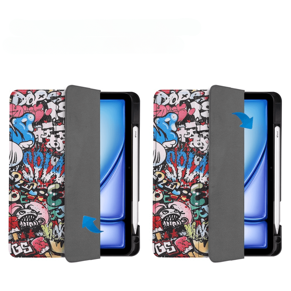 iPad Air 11 2024 - Smart Case Pencil Holder Motif