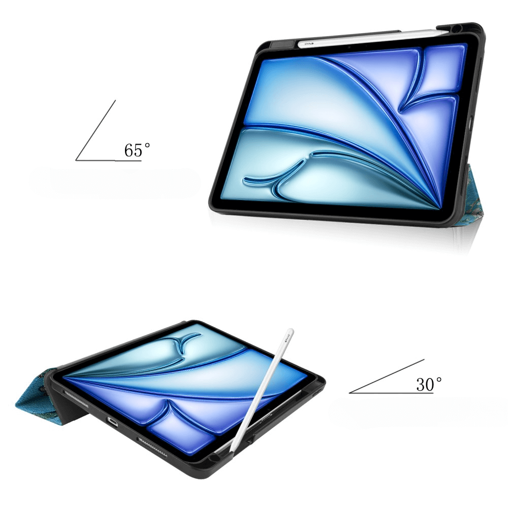 iPad Air 11 2024 - Smart Case Pencil Holder Motif