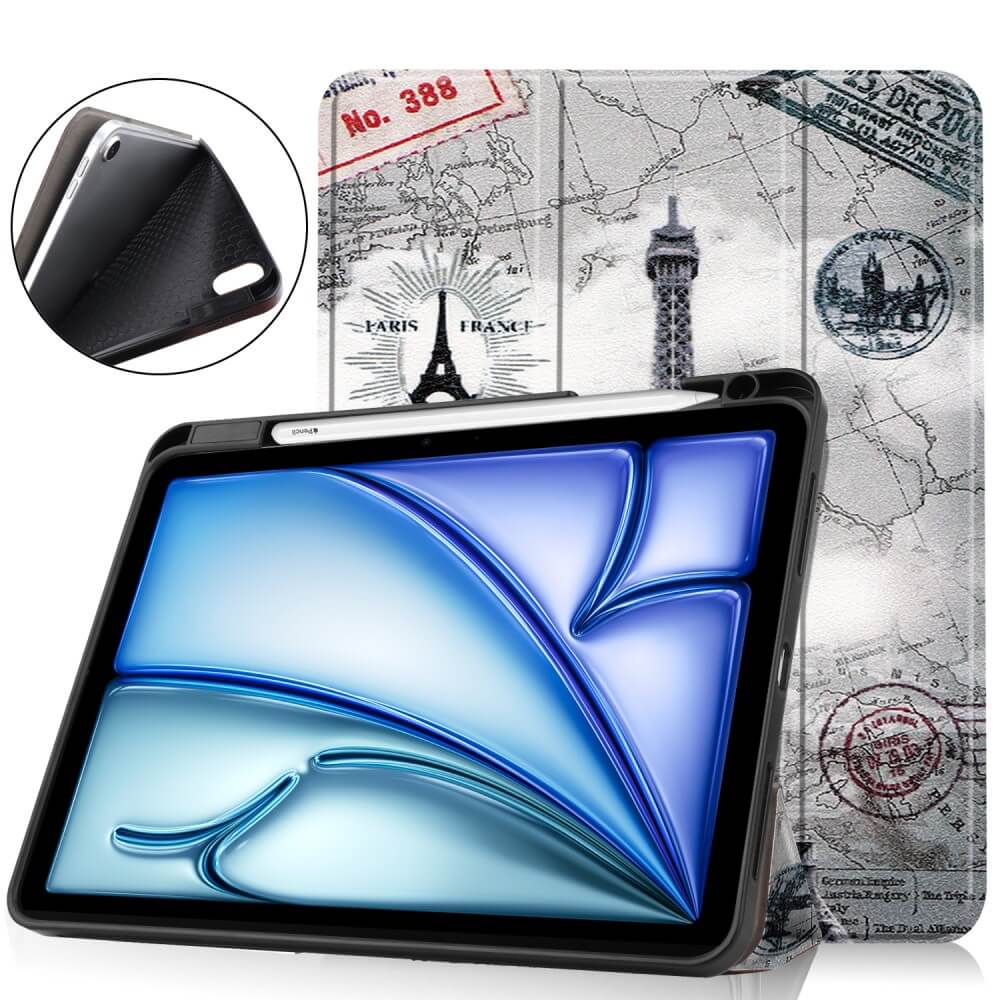iPad Air 11 2024 - Smart Case Pencil Holder Motif