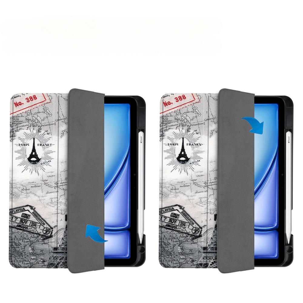 iPad Air 11 2024 - Smart Case Pencil Holder Motif