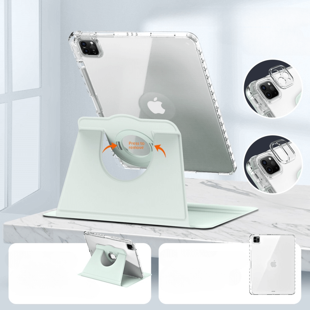 iPad Air / Pro 11 - 2in1 Rotating Case With Back- and Front-Cover
