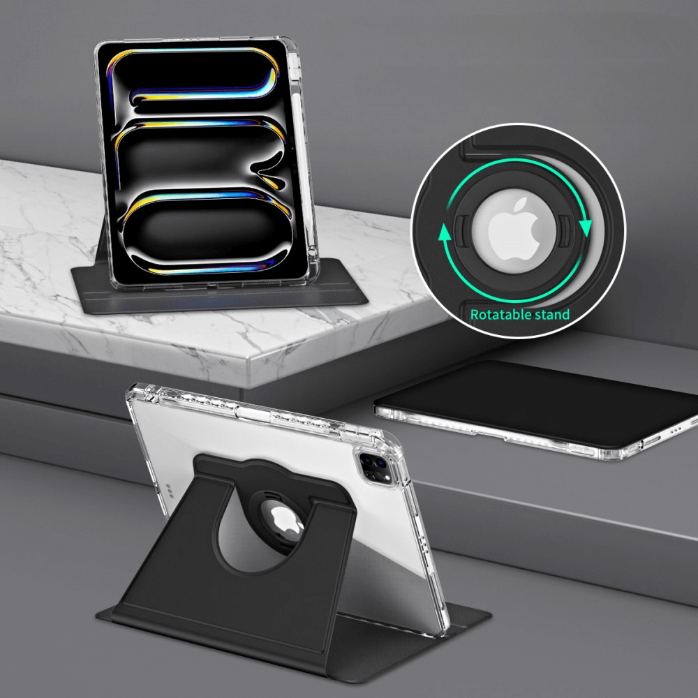 iPad Air / Pro 11 - 2in1 Rotating Case With Back- and Front-Cover