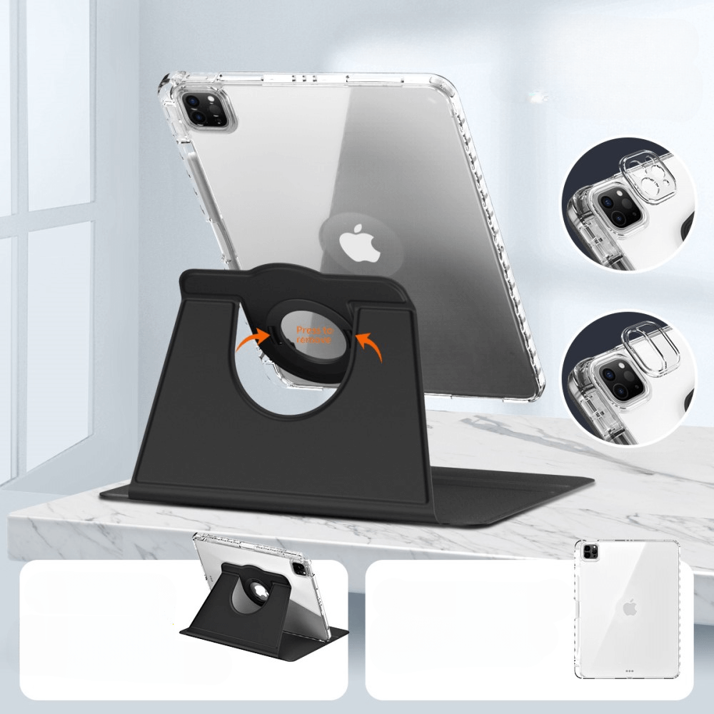 iPad Air / Pro 11 - 2in1 Rotating Case With Back- and Front-Cover