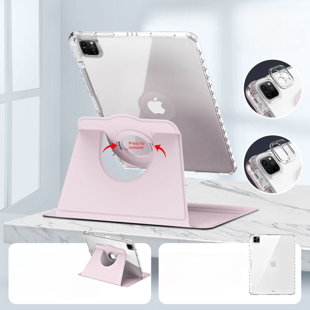 iPad Air / Pro 11 - 2in1 Rotating Case With Back- and Front-Cover